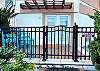 Fenced small deck area 