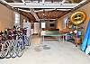 Sitting area in garage