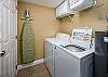 Full size washer and dryer in this roomy utility room.