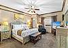 Extra seat for reading at night. Spacious master suite for max comfort. 