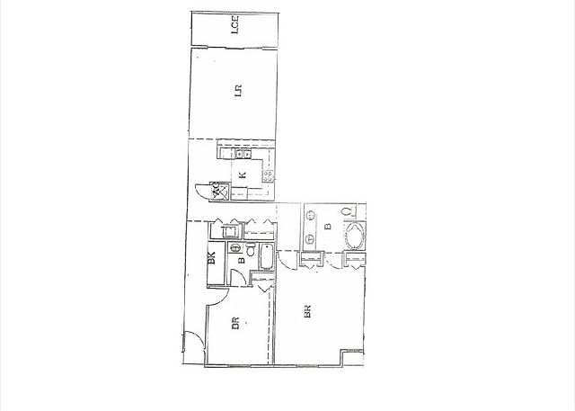 Floorplan for this condo, unit 611 at the Pelican Isle. You can see EXACTLY how the condo is laid out.