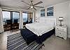 Ideal floorplan in Surf Dweller 411 puts the master bedroom on the south side of the condo so you are right on the balcony-and have direct private access to it!!