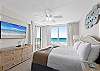 Amazing gulf view from the comforts of your king size bed. Flat screen tv