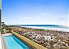 Views of the Gulf and resort pool 