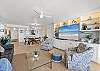 Living and dining area