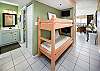 Check this out! Your kids will LOVE this! The bunks have their own flat screen TVs. 