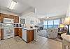 Gorgeous views from this open concept condo