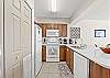 Quartz counter-tops and spacious cabinets