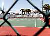 Tennis court to enjoy a friendly match