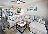 Enjoy some cozy family time after a long beach day!