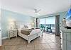 Not only does this master bedroom offer you plenty of space it also offers you magnificent views from the comforts of the king sized bed