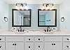 His and hers sinks and large vanity space for your convenience. 