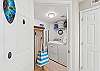 Full sized washer and dryer for all your laundry needs. 