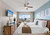 Private balcony access in the master bedroom! 