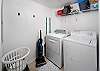 Full sized washer and dryer for all your laundry needs. 