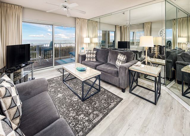 Direct balcony access from the living room and master bedrooms making SL 101 a treat to rent!