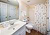 Spacious vanity area in master bath for all your toiletries 