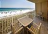 Enjoy your morning coffee out on the balcony table!