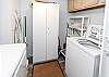 Full size washer and dryer for your laundry needs