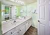 His and Her sinks make prep time easier!