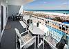 Amazing views of the beach and the pool area.