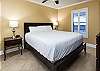 A King sized bed in the master bedroom for a great nights rest.