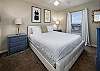Get your nights rest on the king size bed in this cozy condo