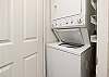 In unit washer and dryer for your convenience!