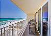 Balcony Views looking Westward of the spectacular views of the Emerald Coast 