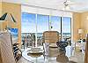 Dine and enjoy some Gulf front views. Plus Light Filtering shades pull down for privacy.
