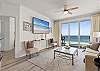 Relax after a long day in this comfortable living room. 