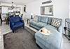 Enjoy the lovely wall decor, lighting, furniture, and MORE in unit 416 Gulf Dunes.