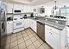 GRANITE countertops await the chef of the group in unit 416!