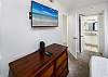 Flat screen TV included.