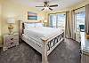 Master Bedroom boasts a King bed; perfect for unwinding after a long day on the beach.