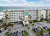 Aerial view of the Gulf Dunes East building