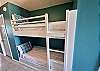 Offering a different view of the built in bunks