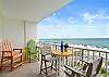 Have a seat and indulge in unforgettable sunrises and sunsets from the comfort of this private balcony.