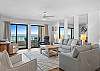 Living Room Oasis: Revel in stunning ocean views from stylish seating and modern décor!