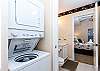 Washer and dryer located in the condo for your convenience.