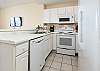 This condo has a fully equipped kitchen with all major appliances and cookware. Also a new refrigerator!