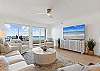 Living Room Comfort: Revel in stunning ocean views from comfortable seating and open space!