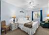 A comfy king size bed