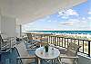 Massive private patio with ample seating