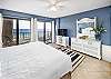 Not all condos are setup this way, it's a huge perk to have the master bedroom actually on the south side of the condo with the direct balcony access. Being both tiled AND Gulf front...this master bedroom has all you want in your vacation home.
