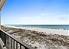 There is nothing between you and the crystal clear waters of the Gulf.