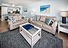 Neutral colors throughout the unit make for a warm and inviting atmosphere