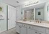 With a double vanity