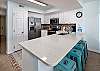Additional seating at the kitchen island