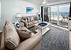 Large spacious living area with plenty of seating.